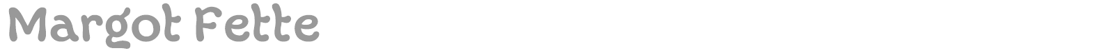 Margot font preview